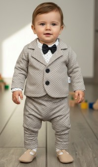 Set elegant din bumbac  pentru bebe