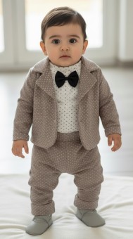 Set elegant din bumbac pentru bebe