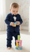 Costum elegant bleumarin