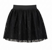 Fusta din dantelă/ negru
